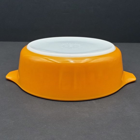 Pyrex Orange 1 Pint Casserole 471 Round Friendship 1 Pt Serving Dish - Picture 11 of 13